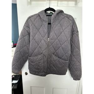 Gray quilted Jacket- XS, Wild Fable
